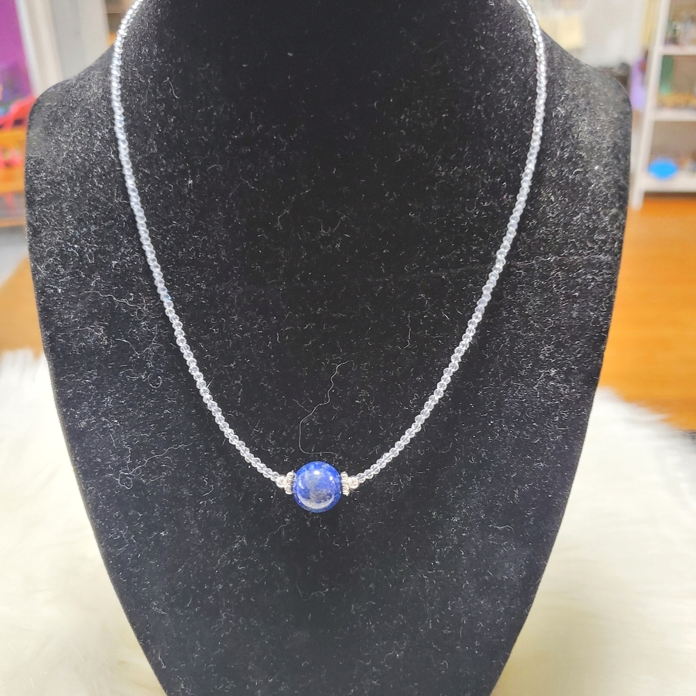 Lapis Beaded Necklace